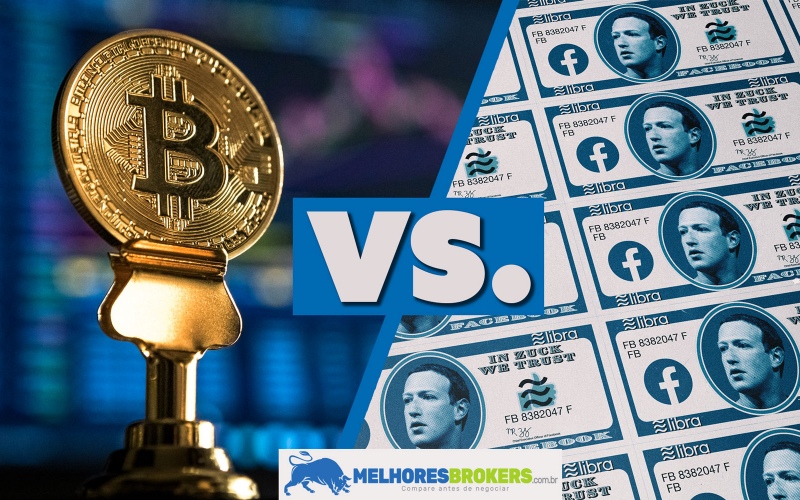 Bitcoin versus Libra: Em qual criptomoeda eu devo investir?