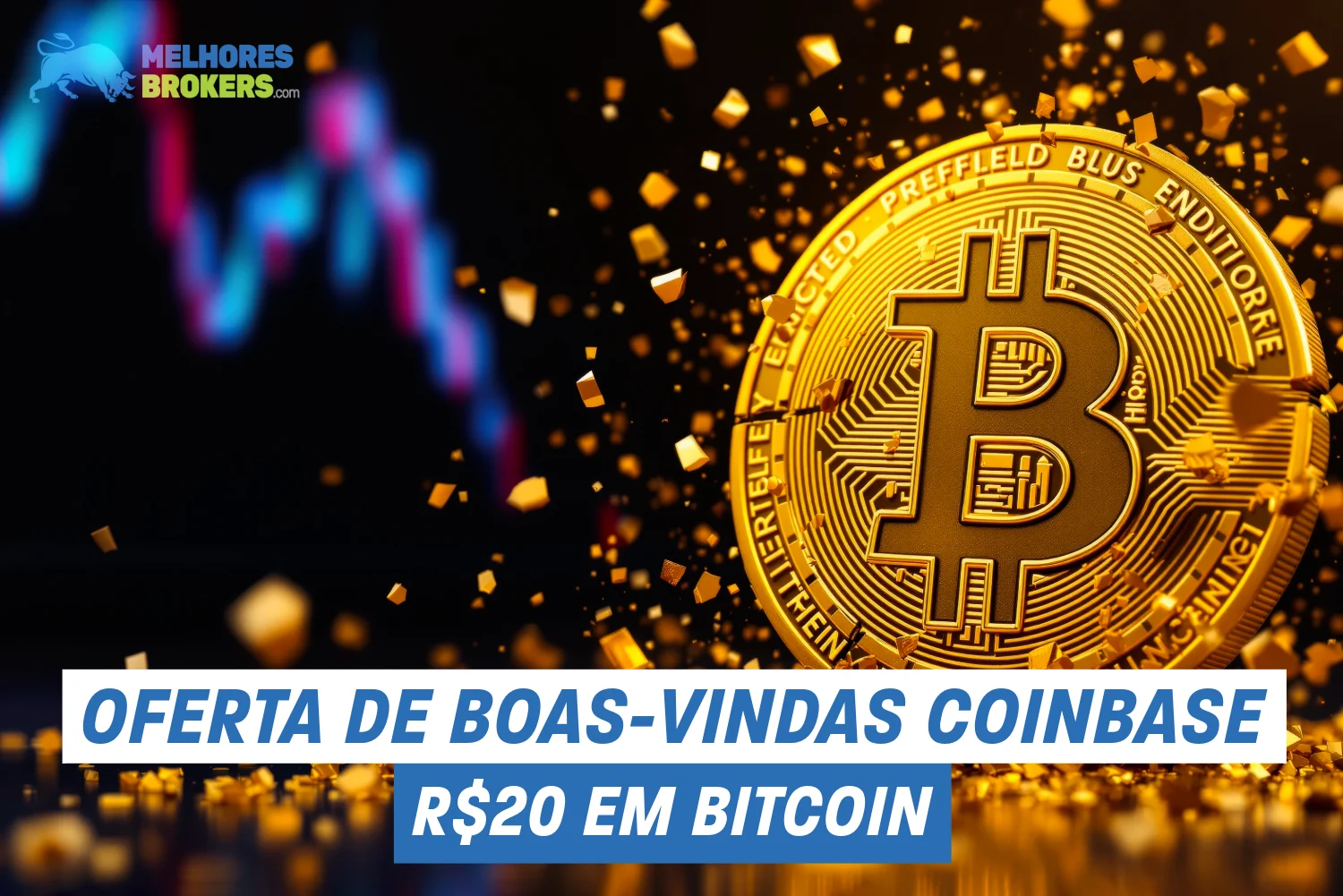 Oferta de boas-vindas da Coinbase: Ganhe R$20 em Bitcoin grátis