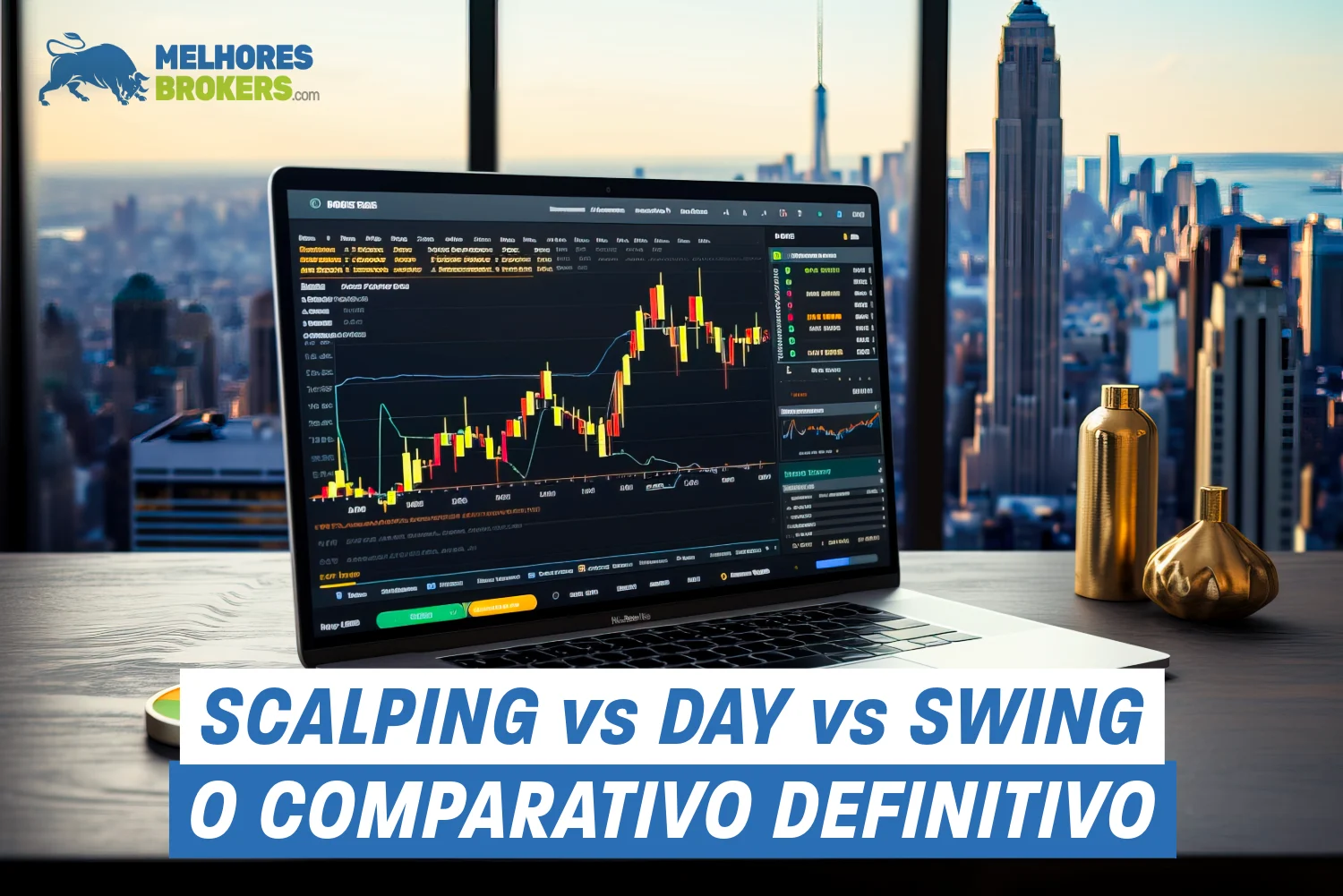 Scalping, day trading e swing trading: diferenças, riscos e qual estilo escolher